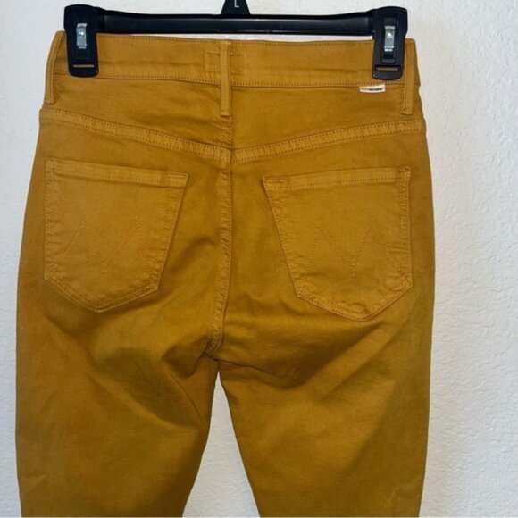 Mother Buckthorn Brown The Stunner Ankle Fray Jeans Size 25 - Picture 5 of 13